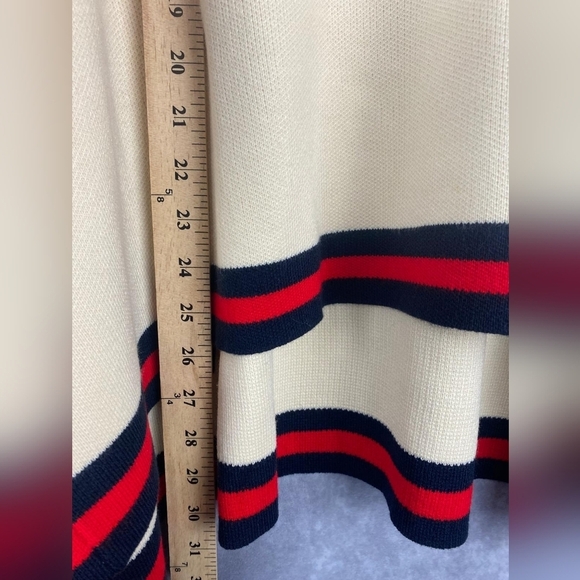 Tuckernuck Camden Soft Knit Poncho Cape V-Neck Ivory One Size - Picture 10 of 10